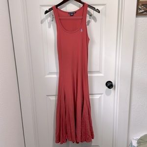 Ralph Lauren Pima Cotton Midi Dress w/ “Twirly” Skirt Small